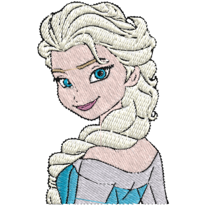 Matriz de Bordado Elsa Frozen Disney